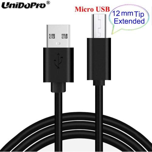 12mm Extra Long Extended Tip Micro USB Cable for Kyocera DuraForce XD E6790, X3, S4, Pro KC-S702 E6810 E6820 Rugged Phones