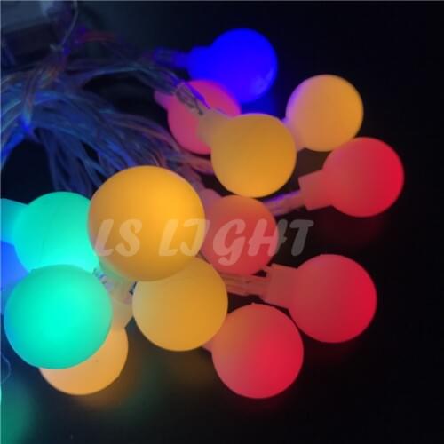 3M 30-led string lights with ball AA battery waterproof Wedding holiday Festival Christmas tree Patio outdoor decoration lights