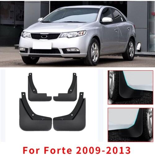 4Pcs Car Mud Guards For Kia Forte 2009 2010 2011 2012 2013 Splash Guards Over Fender Kit Car Styling Fender Accessories