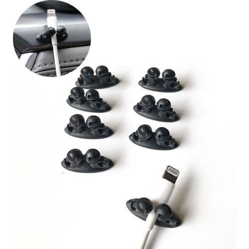 8pcs Car Wire Clip Stickers for Mercedes-Benz A B C E S G GLE GLC CL CLK CLS GL GLK R SL SLK