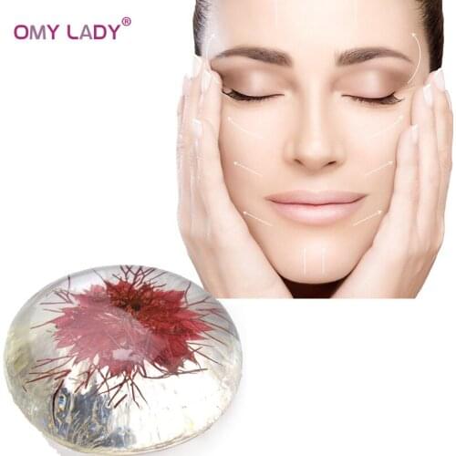 OMY LADY Amino acid Handmade Soap 100% Pure Natural Plant Soap for Face Hand Body Bath Flower Soap Nourish Skin Anti-allergy