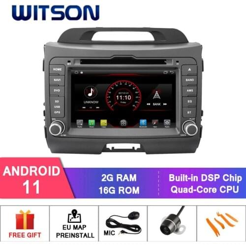 WITSON Android 11 2GB RAM 16GB FLASH Car Audio Video For KIA SPORTAGE 2010-2014 (New Version) Car Multimedia Player Stereo Auto