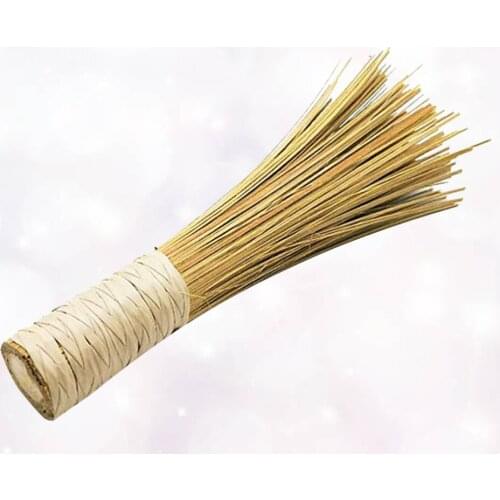 Bamboo Wok Cleaning Whisk Brush Household Kitchen Clean Tools with Comfortable Handle for Kitchen