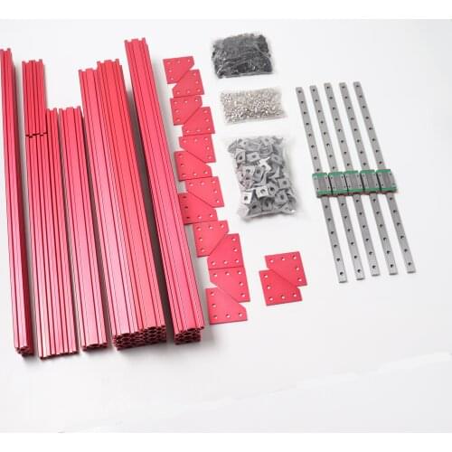 BLV MGN12 Cube 3d printer extrusions frame kit with Genuine Hiwin MGN12H 400mm linear rails Hiwin rail
