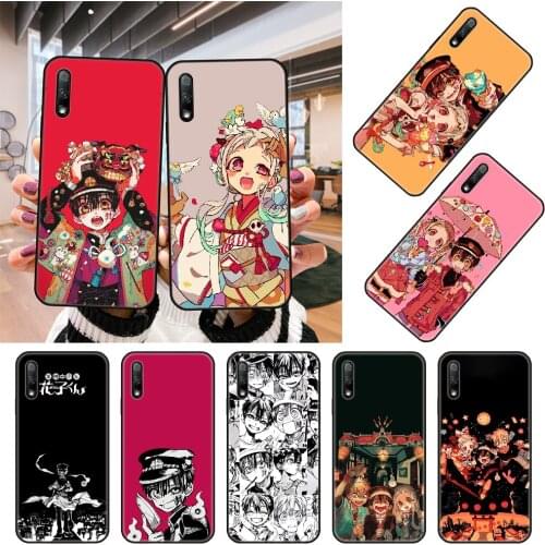 Phone Case For Huawei Honor 9X 9 9A 10 20 8X 8A 8S 7X 7A i 6A Pro Play Lite Black Cover Coque Fashion Back Anime Toilet-bound