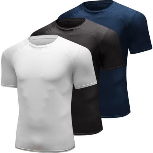 Cody Lundin Pure Color Design shirt Rashguard Compression T-Shirt Short Sleeves Fitness MMA Training Clothes Gym Rashguard