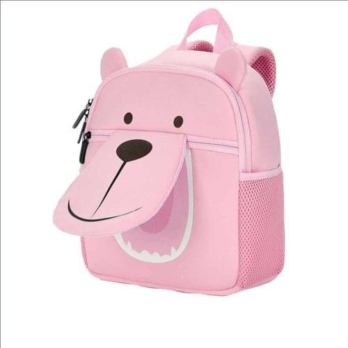 Childrens cartoon interactive school bag kindergarten cute diving material backpack animal breathable burden backpack
