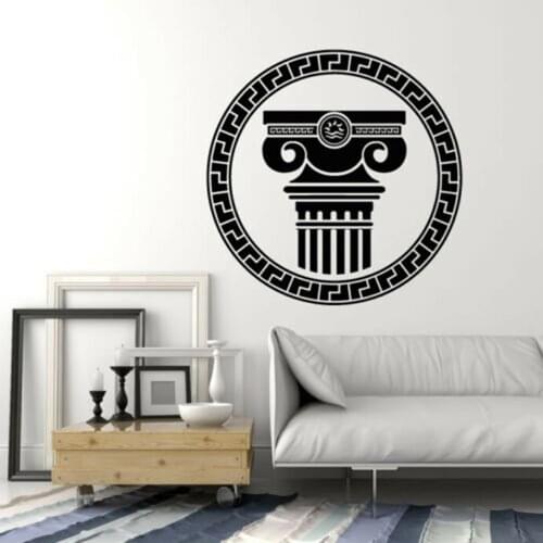 Home Bedroom Living Room Vinyl Wall Decal Ancient Greece Architecture Antique Column Window Sticker Wallpaper M238