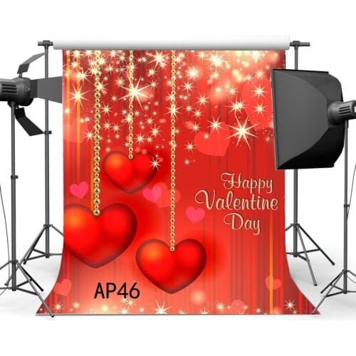 Photography Backdrops Bokeh Halos Twinkle and String Hearts Valentines Day Children Toddlers Kids Lover Background