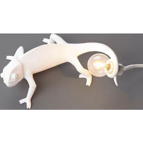 Seletti Chameleon Table Lamps for Living Room Resin Lizard Wall Sconce Bedroom Modern Animal Desk Lamp Night Light Home Decor