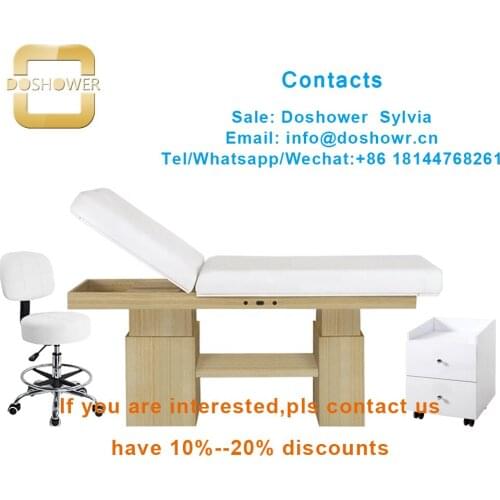 Bed for massage room with massage bed beauty spa for facial spa massage bed