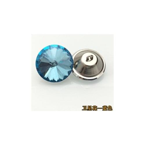 A16 20MM Soft bag crystal button sofa diamond button pull button fixed threading back button flower diamond decorative button