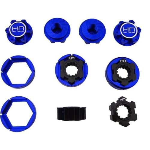 Hot Racing Traxxas X-Maxx XMX10X06 ALUMINUM HUB 24MM WHEEL LOCK SET XMAXX NEW NIP