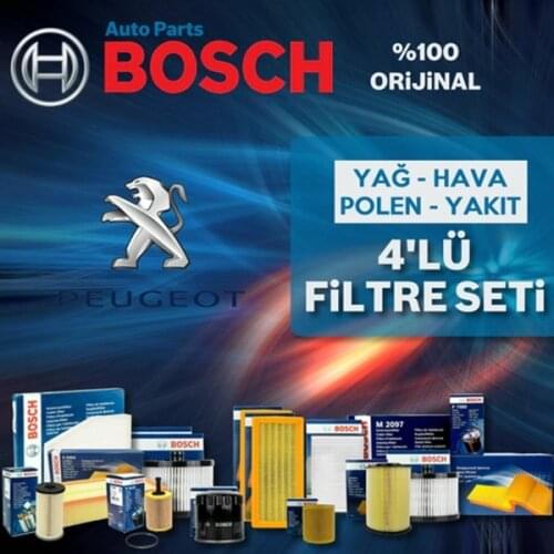 For Peugeot 407 1.6 Hdi Bosch Filter Care Set 2004-2013