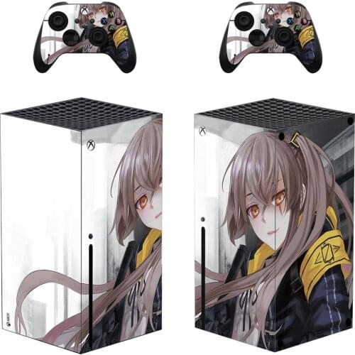 Girl Front Style Xbox Series X Skin Sticker for Console & 2 Controllers Decal Vinyl Protective Skins Style 1