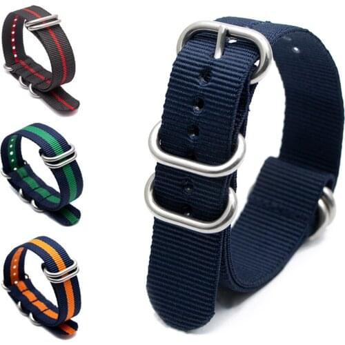 18MM 20MM 22MM 24MM Watch Band for NATO ZULU Style Quick Release Wristband Soft Breathable Sport Casual Bracelet Strap