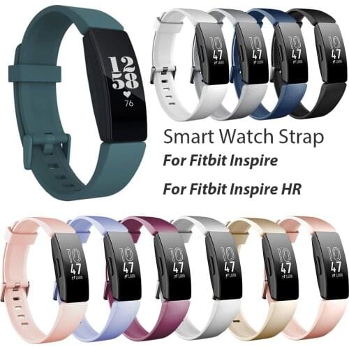 Silicone Wrist Band for Fitbit Inspire HR Wristband Bracelet for Fitbit Inspire Smart Watch Strap for Fitbit Inspire/Inspire HR