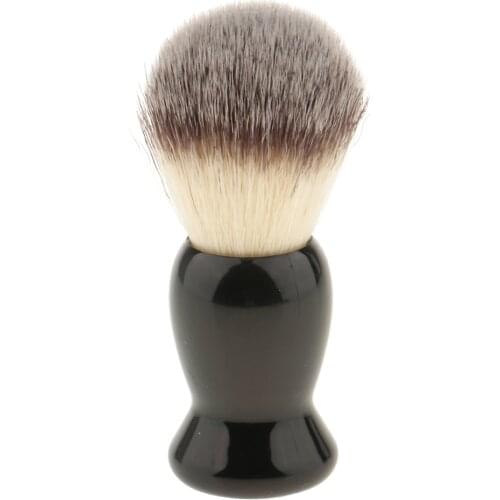 Synthetic Shaving Brush ABS Handle Salon Barber Tool Facial Clean for Men
