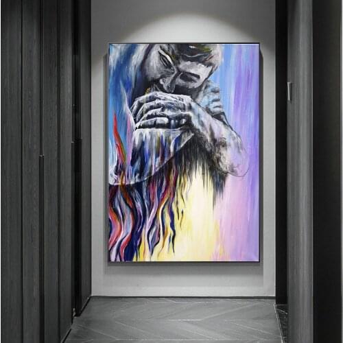 Street Graffiti Wall Art Canvas Prints Abstract Art Man Canvas Paintings On The Wall Pictures For Living Room Home Decoration