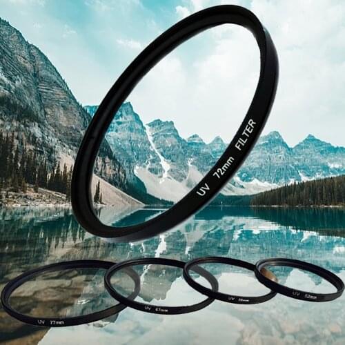 UV Filter Ultraviolet Filter Camera Filter DSLR Camera Lens 37/49/52/55/58/62/67/72/77/82mm DSLR Camera Protection Lens