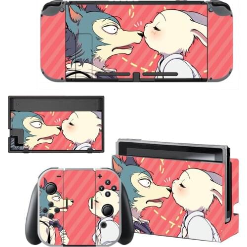 Vinyl Skin Protector Sticker BEASTARS Skins for Nintendo Switch NS Console + Controller + Stand Holder Dock Sticker