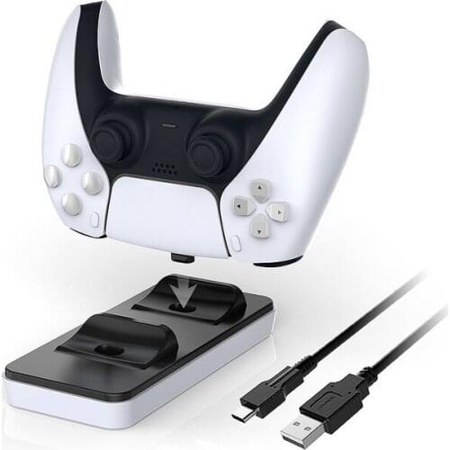 Fast Charging Dock Controller Charger Station for PS5 Controller Dual USB Charging Station for Sony Playstation 5 Gamepad
