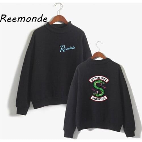 2020 New South Side Serpents Hoodie Sweatshirt Hip hop Streetwear Women Spring Riverdale Southside Hooded O-neck Pullover Tops