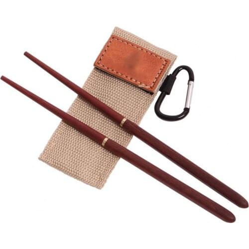 1 Pair Wood Foldable Chopsticks Tableware for Travel Outdoor Camping Picnic Foldable Chopsticks