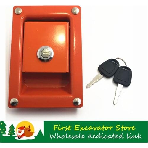 Excavator accessories For Doosan Daewoo 150/225/220/215/300-7-5-9 High quality side door lock side cover side door lock with key