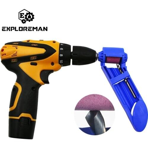 2.0-12.5mm Portable Corundum Grinding Wheel Drill Bit Sharpener Titanium Drill Drill Bit Powered Tool Polishing Grinder Wheel