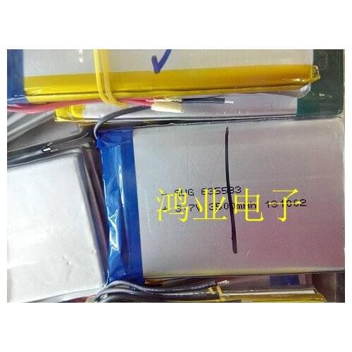 3.7V polymer lithium battery 635593 3500MAH mobile power Tablet PC DIY Rechargeable Li-ion Cell