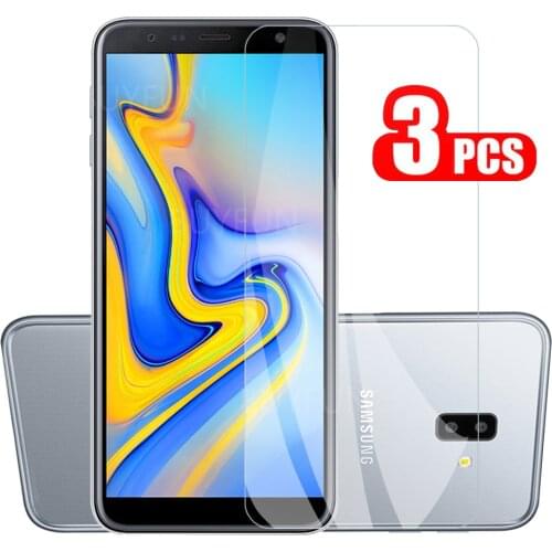 3Pcs Protective Glass For Samsung Galaxy J8 J6 J4 2018 Tempered Glass for Samsung j6 plus j4 plus J2 Prime J8 6 Screen Protector