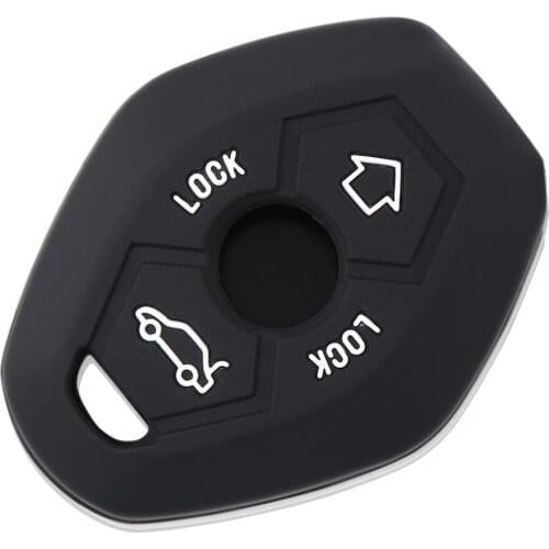 3B Remote Silicone Key Case Car Styling Cover For BMW X3 X5 Z3 Z4 3 5 7 Series E38 E39 E46 E83 FOB Set Protective
