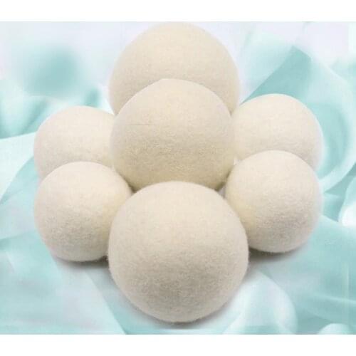 5Pcs/Pack Wool Dryer Balls Reusable Natural Organic Laundry Fabric Softener Ball Premium Washing Machine Laundry Clean Ball
