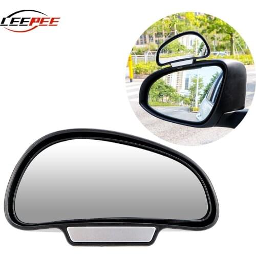 Car Rear View Mirror Auxiliary Blind Spot Parking Monitor Assistance Kit Adjustable Auto Accessories Universal Convex Wide Angle