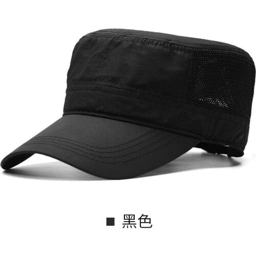 Big Size Long Brim Baseball Caps Man Large Size Army Flat Cap Men Summer Dry Quickly Plus Size Mesh Military Hat 56-60cm 61-66cm