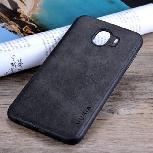 Case for Samsung j4 j6 j7 prime plus j3 2018 j2 pro j3 j5 2016 coque Luxury Vintage leather Skin case silicone cover funda capa