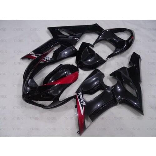 For ZX6r 636 2005 - 2006 Motorcycle Fairing 636 ZX-6r 06 Black Abs Fairing 636 ZX-6r 05 Fairings Unpainted