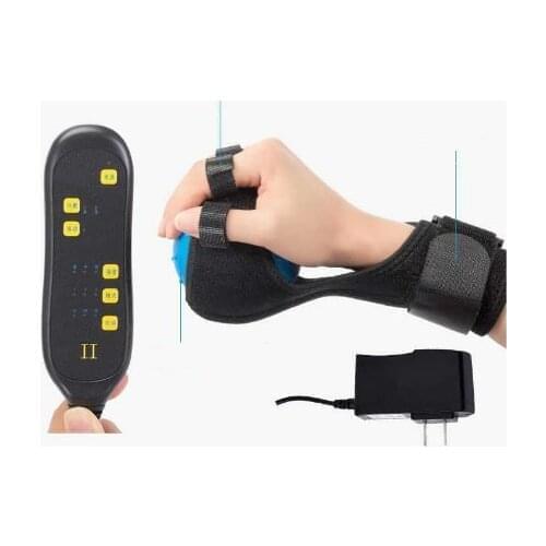 Electric Hot Compress Finger Grip Rehabilitation Training Finger Hemiplegia Recovery Physiotherapy Equipment Training Massager