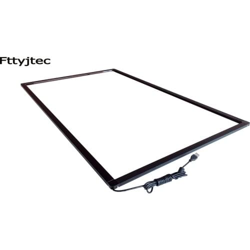 Fttyjtec 17 inch IR touch frame 10 points infrared touch screen panel multi touchscreen overlay for monitor pc