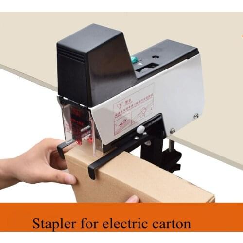 Paper box PVC packing box binding machine Multifunctional inner box electric nail box machine Gift box nailing machine ST-102
