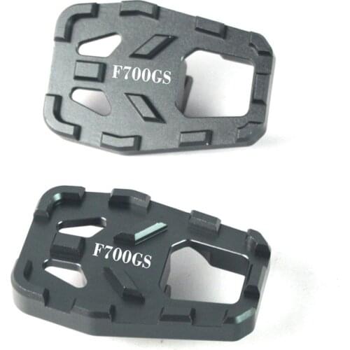 Motorcycle Billet MX Wide Foot Pegs Pedals Rest Footpegs for BMW F700GS F700 GS F 700 GS