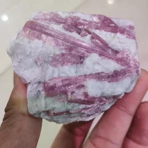 Natural red tourmaline rought stone rubellite stones crystal specimens