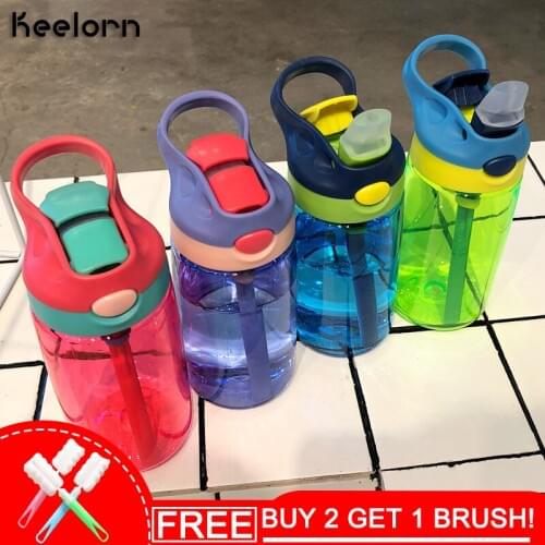 Keelorn 480ML High Quality Hot Sale Adult Childrens Belly Bottle Drop-proof Bottle Student plastic Bottle personality