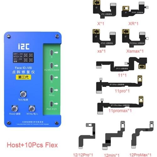 I2C Face ID Dot Matrix Projection Repair Programmer for X XS XSMAX 11 11pro 11promax Camera Lattice Repair Replace Dot Cable