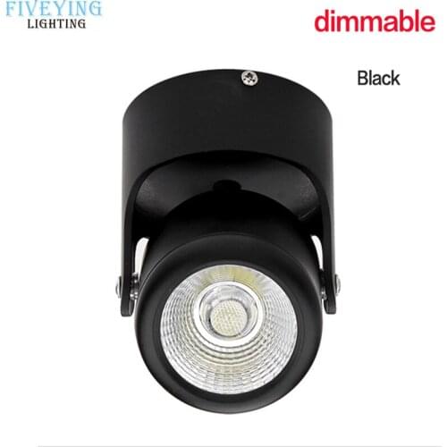 Dimmable LED downlights COB 3W 5W 7W 10W LED Ceiling Spot Lamps 360 Degree Rotation AC110V 220V