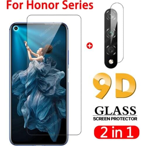 2in1 Tempered Glass for honor 20 glass camera lens screen protective for Huawei honor 20s 20 Pro 20 lite 30 lite Glas Film 9H HD