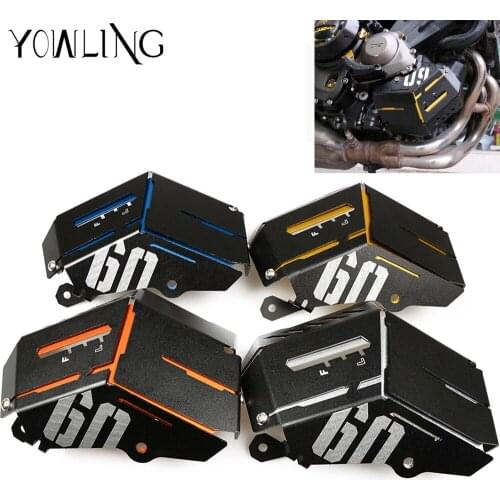 For Yamaha MT09 MT-09 FZ-09 2014-2017 Modified Water Tank shield Coolant Recovery tank net Frame Radiator Guard Cover Protector