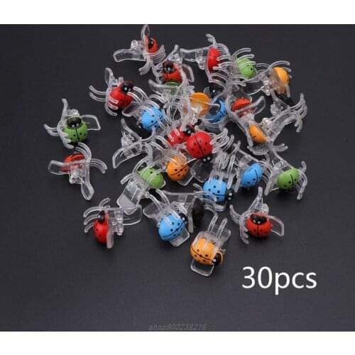 30 Pcs Orchid Clips Ladybug Plant Clips KINGLAKE Garden Support Clips Durable Plant Flower Stem Clips Garden JY12 21 Dropship