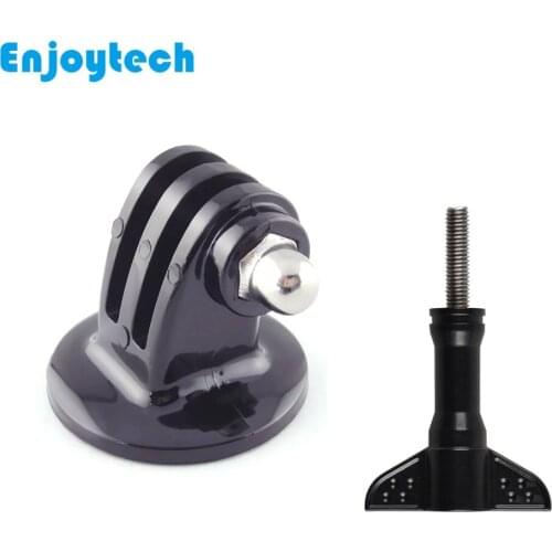1pcs Adjustable Long Screw +1PCS Mount Adaptor Base for Gopro 3/3+/4 xiaoyi Sjcam3000/4000 Action Cameras Accessories